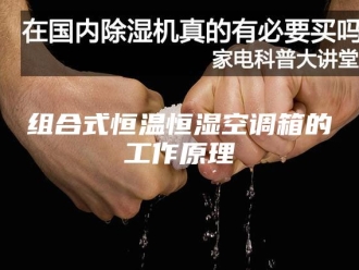 常见问题组合式恒温恒湿空调箱的工作原理