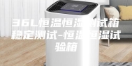 36L恒温恒湿测试箱稳定测试-恒温恒湿试验箱