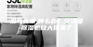 湿气太重,肿么办？安诗曼除湿机放大招来了