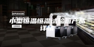 小型恒温恒湿试验箱产品详情