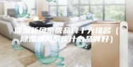除湿新风系统品牌十大排名（除湿新风系统什么品牌好）