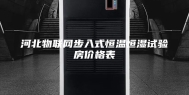 河北物联网步入式恒温恒湿试验房价格表