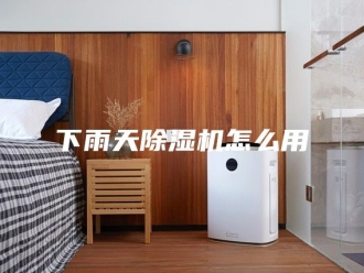 常见问题下雨天除湿机怎么用