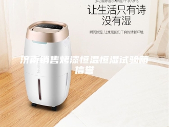 常见问题济南销售烤漆恒温恒湿试验箱信誉