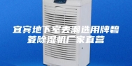 宜宾地下室去潮选用牌碧菱除湿机厂家直营