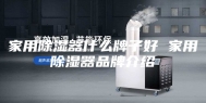 家用除湿器什么牌子好 家用除湿器品牌介绍
