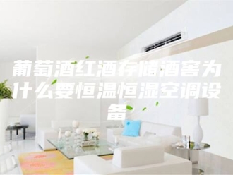 常见问题葡萄酒红酒存储酒窖为什么要恒温恒湿空调设备