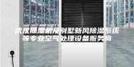武汉除湿机及别墅新风除湿系统等专业空气处理设备服务商