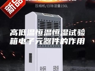 常见问题高低温恒温恒湿试验箱电子元器件的作用