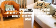 除湿机、净化器、新风空调机组怎么选？毛细管新风恒温恒湿机（一体机）为您提供一套会呼吸的房屋