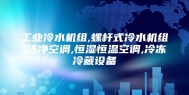 工业冷水机组,螺杆式冷水机组,洁净空调,恒湿恒温空调,冷冻冷藏设备