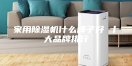 家用除湿机什么牌子好 十大品牌排行