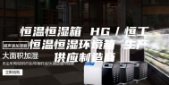 恒温恒湿箱 HG／恒工 恒温恒湿环境箱 生产供应制造商