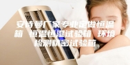 安诗曼厂家专业定做恒温箱 恒温恒湿试验箱 环境检测精密试验箱