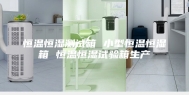 恒温恒湿测试箱 小型恒温恒湿箱 恒温恒湿试验箱生产
