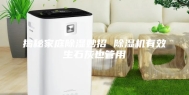 揭秘家庭除湿妙招 除湿机有效生石灰也管用