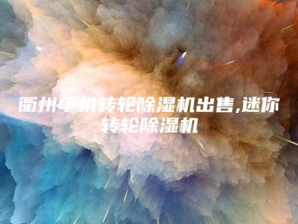 企业新闻衢州单机转轮除湿机出售,迷你转轮除湿机