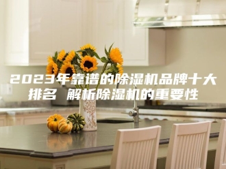 常见问题2023年靠谱的除湿机品牌十大排名 解析除湿机的重要性