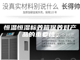 常见问题恒温恒湿标养箱保养对产品的重要性。