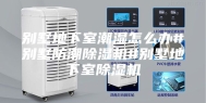 别墅地下室潮湿怎么办#别墅防潮除湿机#别墅地下室除湿机