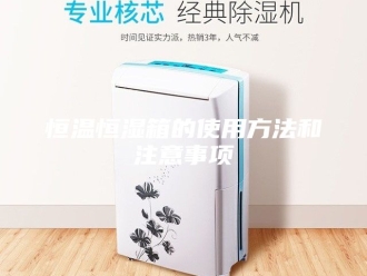 常见问题恒温恒湿箱的使用方法和注意事项