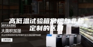 高低温试验箱常规与非标定制的区别