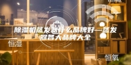 除湿机蒸发器什么品牌好—蒸发器各大品牌大全