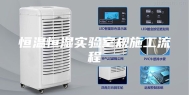 恒温恒湿实验室规施工流程