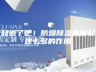 常见问题不知道了吧！防爆除湿机能起到这么多的作用