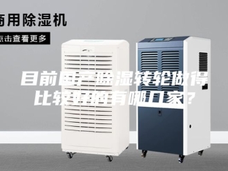 知识百科目前国产除湿转轮做得比较好的有哪几家？