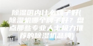 除湿国内什么牌子好(除湿机哪个牌子好？盘点那些专业人士极力推荐的除湿机品牌)