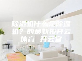 企业新闻除湿机什么是除湿机？的最新报开云体育 开云官