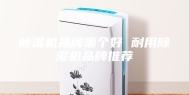 除湿机品牌哪个好 耐用除湿机品牌推荐