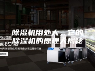 企业新闻除湿机用处大，它的除湿机的原理大揭秘