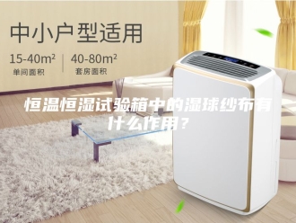 常见问题恒温恒湿试验箱中的湿球纱布有什么作用？
