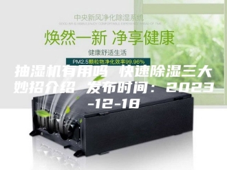 企业新闻抽湿机有用吗 快速除湿三大妙招介绍 发布时间：2023-12-18