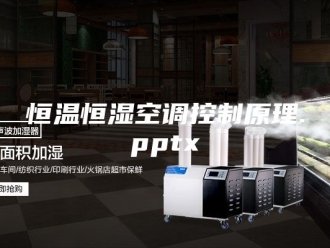 常见问题恒温恒湿空调控制原理.pptx