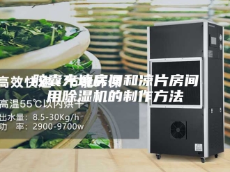 行业新闻胶囊充填房间和凉片房间用除湿机的制作方法
