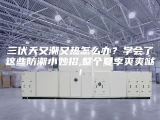 知识百科三伏天又潮又热怎么办？学会了这些防潮小妙招,整个夏季爽爽哒!